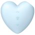 Satisfyer Cutie Heart - vibrador succionador recargable (azul)