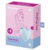 Satisfyer Cutie Heart - vibrador succionador recargable (azul)