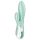 Satisfyer Air Pump Bunny 5 - vibrador inflable inteligente (menta)