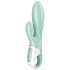 Satisfyer Air Pump Bunny 5 - vibrador inflable inteligente (menta)