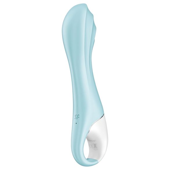 Satisfyer - vibrador con succión inteligente - silicona azul