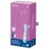 Satisfyer Air Pump Vibrator 5 - vibrador inteligente azul (bombeo)