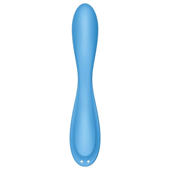 Satisfyer - vibrador punto G flexible - recargable silicona turquesa