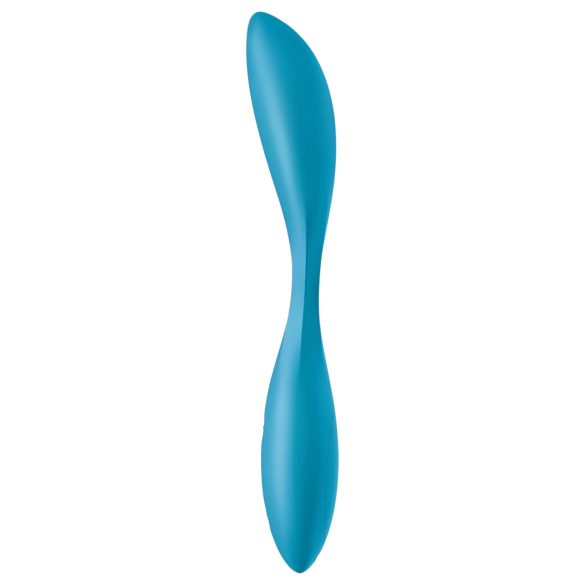 Satisfyer - Vibrador punto G flexible recargable impermeable silicona verde