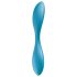 Satisfyer - Vibrador punto G flexible recargable impermeable silicona verde