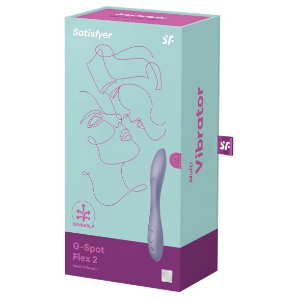 Satisfyer - Vibrador punto G recargable impermeable - silicona violeta