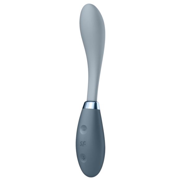 Satisfyer G-Spot Flex 3 - vibrador recargable para punto G (gris)