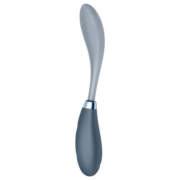 Satisfyer G-Spot Flex 3 - vibrador punto G recargable - silicona gris