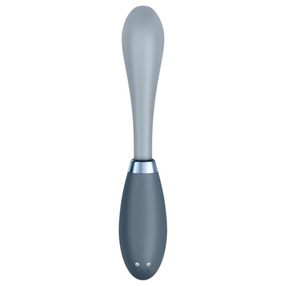 Satisfyer G-Spot Flex 3 - vibrador punto G recargable - silicona gris