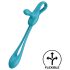 Satisfyer Plug & Play - Vibrador Anal Recargable y Anillo para Pene (Azul)