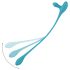 Satisfyer Plug & Play - Vibrador Anal Recargable y Anillo para Pene (Azul)