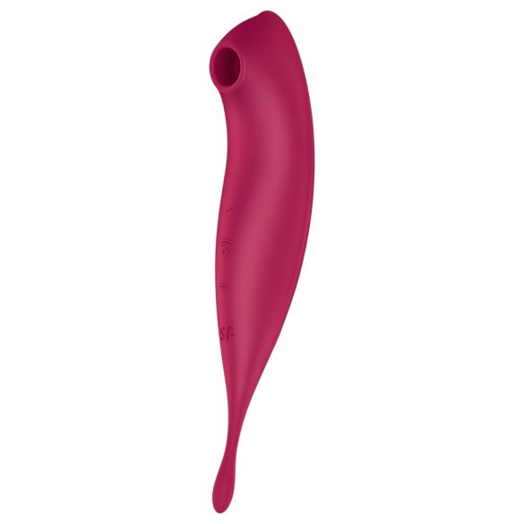 Satisfyer Twirling Pro - vibrador inteligente 2 en 1 para clítoris (rojo)