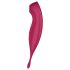 Satisfyer Twirling Pro - inteligente vibrador 2en1 para clítoris (rojo)