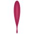 Satisfyer Twirling Pro - inteligente vibrador 2en1 para clítoris (rojo)