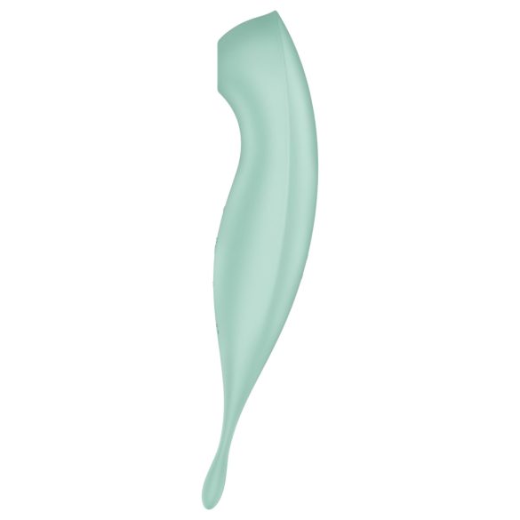 Satisfyer Twirling Pro - succionador y vibrador de clítoris 2 en 1 - color menta