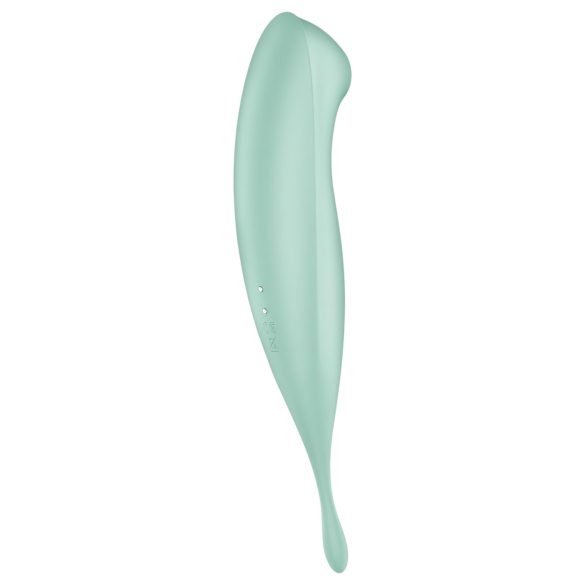 Satisfyer Twirling Pro - succionador y vibrador de clítoris 2 en 1 - color menta