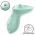 Satisfyer Exciterrr - vibrador verde con rotación de perlas para clítoris