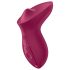 Satisfyer Exciterrr - vibrador rojo con perlas rotatorias para clítoris