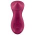 Satisfyer Exciterrr - vibrador rojo con perlas rotatorias para clítoris