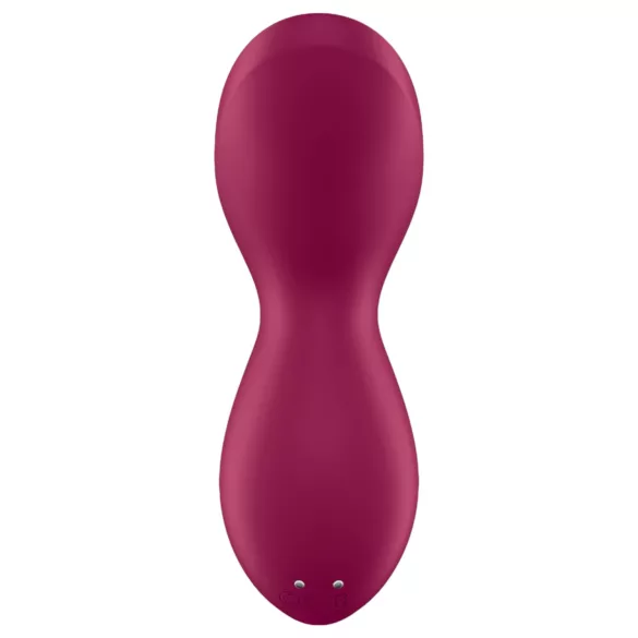 Satisfyer Exciterrr - vibrador rotativo con perlas para clítoris - rojo