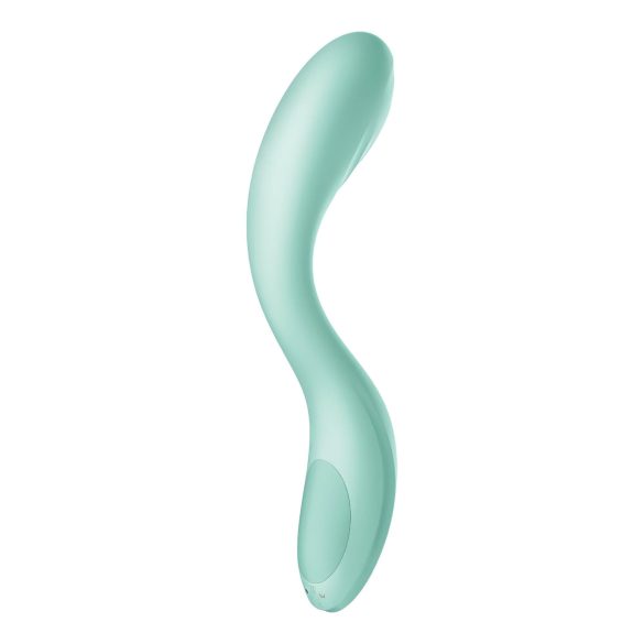 Satisfyer Rrrolling - Vibrador punto G con bolas móviles - silicona verde menta