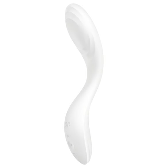 Satisfyer Rrrolling - vibrador punto G con bolas móviles (blanco)