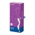 Satisfyer Rrrolling - vibrador punto G con bolas móviles (blanco)
