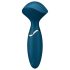 Satisfyer Mini Wand-er - masajeador vibrador impermeable (azul)