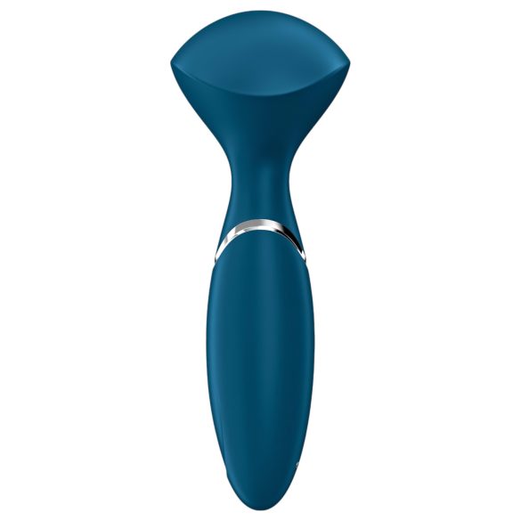 Satisfyer Mini Wand-er - Vibrador Masajeador Resistente al Agua - Azul