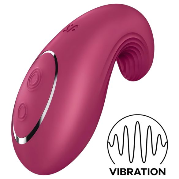 Satisfyer Dipping Delight - vibrador recargable para clítoris (rojo)
