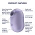 Satisfyer Pro To Go 2 - recargable succionador de clítoris (violeta)