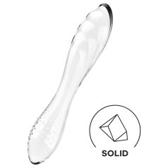Satisfyer Dazzling Crystal 1 - Doble dildos de cristal (transparente)   Satisfyer Dazzling Crystal 1 - Doble dildos de cristal (transparente)