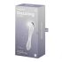 Satisfyer Dazzling Crystal 1 - Doble dildos de cristal (transparente)
