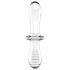 Satisfyer Double Crystal - Doble dildo de vidrio (transparente)