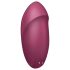 Satisfyer Tap & Climax 1 - Vibrador 2en1 y estimulador de clítoris (rojo)