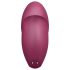 Satisfyer Tap & Climax 1 - Vibrador 2en1 y estimulador de clítoris (rojo)