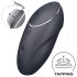 Satisfyer Tap & Climax 1 - Vibrador clitorial 2en1 (negro)