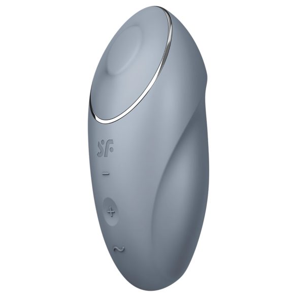 Satisfyer Tap & Climax 1 - 2en1 vibrador de clítoris (gris)