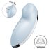 Satisfyer Tap & Climax 2 - Masajeador y vibrador 2en1 (azul)
