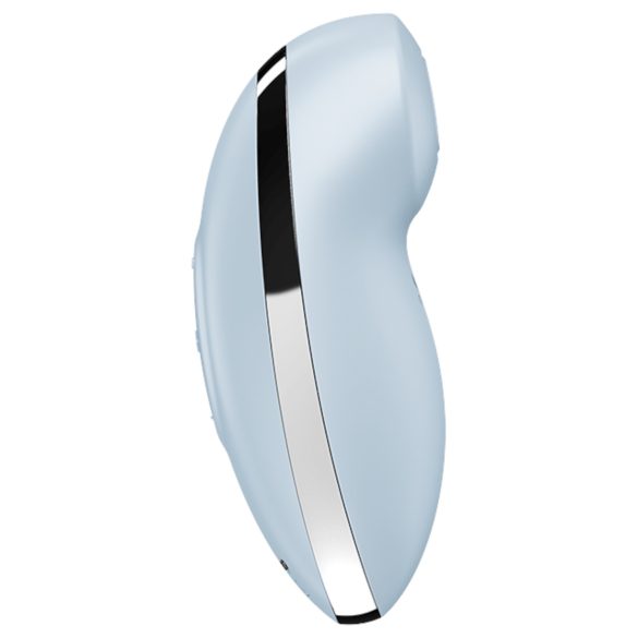 Satisfyer Tap & Climax 2 - estimulador de clítoris y vibrador 2 en 1 - azul