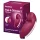 Satisfyer Tap & Climax 2 - Estimulador de clítoris y vibrador 2 en 1 (rojo)