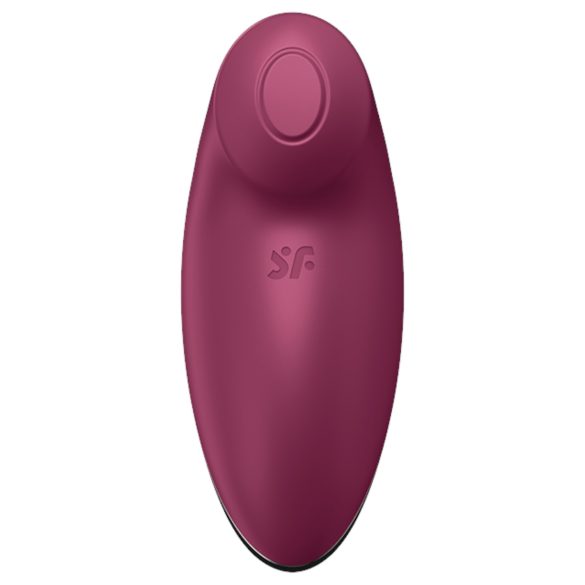 Satisfyer Tap & Climax 2 - Estimulador y vibrador 2en1 para clítoris - rojo