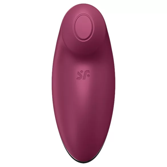 Satisfyer Tap & Climax 2 - Estimulador de clítoris y vibrador 2 en 1 (rojo)