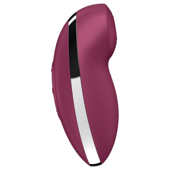 Satisfyer Tap & Climax 2 - Estimulador y vibrador 2en1 para clítoris - rojo