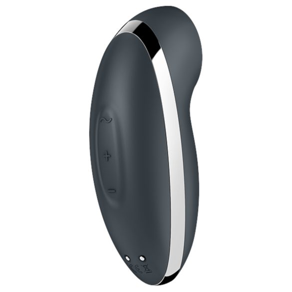 Satisfyer - Vibrador estimulador de clítoris 2en1 - gris