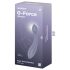 Satisfyer G-Force - vibrador recargable resistente al agua punto G (lila)