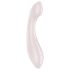Satisfyer G-Force - Vibrador recargable e impermeable para punto G (beige)