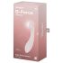Satisfyer G-Force - Vibrador recargable e impermeable para punto G (beige)