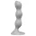 Satisfyer - Dildo con bolas - Superficie texturizada - Silicona gris