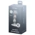 Satisfyer - Dildo con bolas - Superficie texturizada - Silicona gris